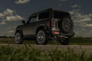 Ford Bronco Performance Exhaust - Rear - Flowmaster - Signature Series Axle-Back - Black chrome - `21-`26