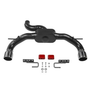 Ford Bronco Performance Exhaust - Rear - Flowmaster - Outlaw Axle-Back, Dual Exit - Black - `21-`26
