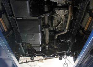 Ford Bronco Performance Exhaust - Dual Out Rear Exit - Flowmaster - Outlaw Cat-Back - Black Chrome - `21-`26