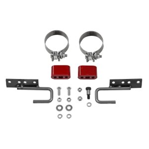 Ford Bronco Performance Exhaust - Dual Out Rear Exit - Flowmaster - Outlaw Cat-Back - Black Chrome - `21-`26