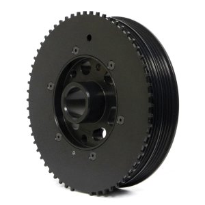 Ford Bronco Sport Crankshaft Damper - Fluidampr - Internally Balanced, Harmonic Balancer - Black Zinc Chromate - `21-`25
