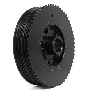 Ford Bronco Sport Crankshaft Damper - Fluidampr - Internally Balanced, Harmonic Balancer - Black Zinc Chromate - `21-`25
