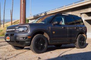 Ford Bronco Sport Wheel - ICON - Ricochet, 17x8, 5x108, +38mm Offset, 6 in Backspacing - Satin Black - `21-`27