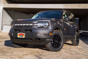 Ford Bronco Sport Wheel - ICON - Ricochet, 17x8, 5x108, +38mm Offset, 6 in Backspacing - Satin Black - `21-`27