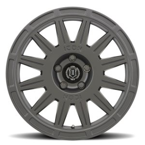 Ford Bronco Sport Wheel - ICON - Ricochet, 17x8, 5x108, +38mm Offset, 6 in Backspacing - Satin Black - `21-`27