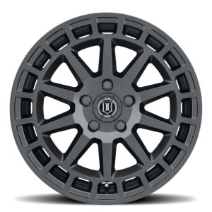 Ford Bronco Sport Wheel - ICON - Journey, 17x8, 5x108, +38mm Offset, 6 in Backspacing, Cast - Satin Black - `21-`27