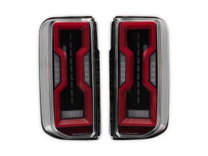 Ford Bronco LED Taillights - Raxiom - Axial Series - Black Housing - Clear Lens - `21-`26