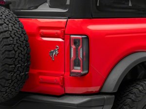 Ford Bronco LED Taillights - Raxiom - Axial Series - Black Housing - Clear Lens - `21-`26