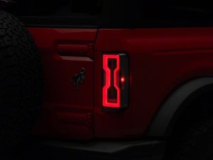 Ford Bronco LED Taillights - Raxiom - Axial Series - Black Housing - Clear Lens - `21-`26