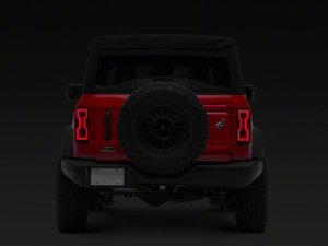 Ford Bronco LED Taillights - Raxiom - Axial Series - Black Housing, Smoked Lens - `21-`26