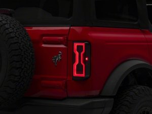 Ford Bronco LED Taillights - Raxiom - Axial Series - Black Housing, Smoked Lens - `21-`26