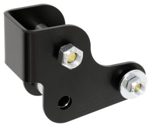 Ford Bronco Track Bar Geometry Correction Bracket - Rear - RockJock - Geometry Correction Axle Bracket - Semi-Gloss Black - `21-`27