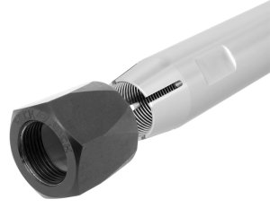 Ford Bronco Control Arm Set - Rear Upper - RockJock - RockNut Billet Aluminum Johnny Joint, Double Adjustable - Clear Anodized / Gold Zinc - `21-`27