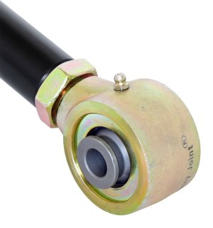 Ford Bronco Track Bar - Rear - RockJock - Johnny Joint, Adjustable, Greasable - Semi-Gloss Black / Gold Zinc - `21-`27