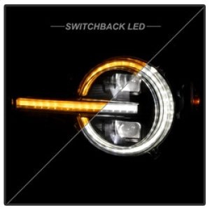 Ford Bronco Headlights - SPYDER - High-Power LED - Black - `21-`24