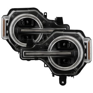 Ford Bronco Headlights - SPYDER - High-Power LED - Black - `21-`24