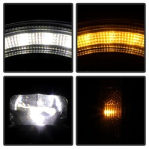 Ford Bronco Headlights - SPYDER - High-Power LED - Black - `21-`24