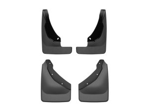 Ford Bronco Sport Mudflaps - Front + Rear - WeatherTech - No-Drill DigitalFit - Black - `25-`26