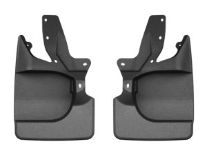 Ford Bronco Mud Flaps - Front - WeatherTech - No-Drill DigitalFit - Black - `21-`25 Ford Bronco Mud Flaps - Front - WeatherTech - No-Drill DigitalFit - Black - `21-`25