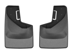 Ford Bronco Mud Flaps - WeatherTech - No-Drill DigitalFit, Style 2 - Black - `21-`27