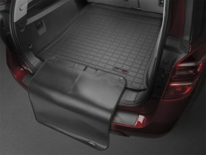 Ford Bronco Sport Cargo Liner - Behind 2nd Row - WeatherTech - With Bumper Protector; Mini Spare Tire - Black - `21-`27