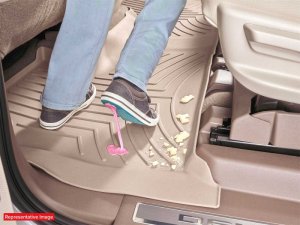 Ford Bronco Floor Mats - Front - WeatherTech - FloorLiner HP - Black - `21-`27