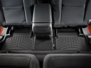 Ford Bronco Floor Mats - Rear - WeatherTech - FloorLiner HP - Black - `21-`27