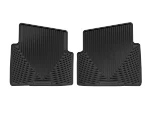 Ford Bronco Sport Rubber Floor Mats - Rear - WeatherTech - All-Weather - Black - `21-`27 Ford Bronco Sport Rubber Floor Mats - Rear - WeatherTech - All-Weather - Black - `21-`27