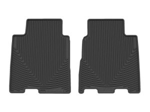 Ford Bronco Floor Mats - Rear - WeatherTech - All-Weather Rubber - Black - `21-`27 Ford Bronco Floor Mats - Rear - WeatherTech - All-Weather Rubber - Black - `21-`27
