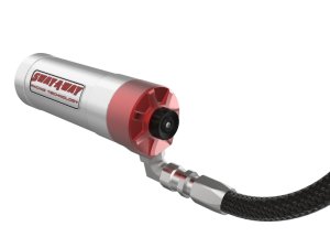 Ford Bronco Coilover Suspension Kit - Front - aFe - Sway-A-Way 2.5 Front Remote Reservoir with Compression Adjusters - Red - `21-`24