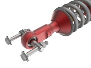 Ford Bronco Coilover Suspension Kit - Front - aFe - Sway-A-Way 2.5 Front Remote Reservoir with Compression Adjusters - Red - `21-`24