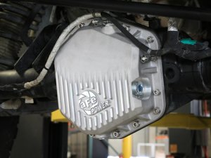 Ford Bronco Raptor Differential Cover - Rear - aFe - Street Series - Raw w/ Machined Fins - `22-`25