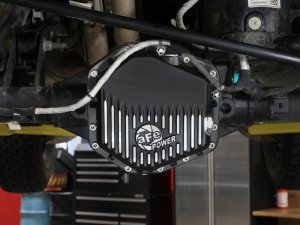 Ford Bronco Raptor Rear Differential Cover - aFe - POWER Pro Series w/ Machined Fins - Black - `22-`25