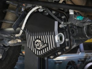 Ford Bronco Raptor Rear Differential Cover - aFe - POWER Pro Series w/ Machined Fins - Black - `22-`25