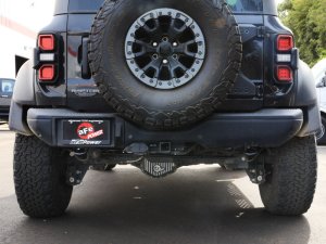 Ford Bronco Raptor Performance Exhaust - aFe - Vulcan Series Cat Back, Hi-Tuck, 3 IN 304 Stainless Steel - `22-`26