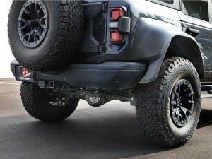Ford Bronco Raptor Performance Exhaust - aFe - Vulcan Series Cat Back, Hi-Tuck, 3 IN 304 Stainless Steel - `22-`26