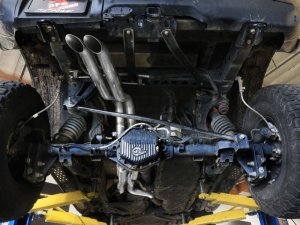Ford Bronco Raptor Performance Exhaust - aFe - Vulcan Series Cat Back, Hi-Tuck, 3 IN 304 Stainless Steel - `22-`26
