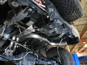 Ford Bronco Raptor Performance Exhaust - aFe - Cat Back, Vulcan Series 3in 304SS - Black - `22-`26