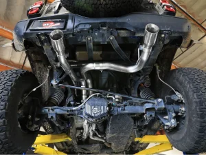 Ford Bronco Raptor Performance Exhaust - aFe - Cat Back, Vulcan Series 3in 304SS - Polished - `22-`26