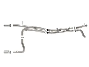 Ford Bronco Raptor Performance Exhaust - aFe - Cat Back, Vulcan Series 3in 304SS - Polished - `22-`26
