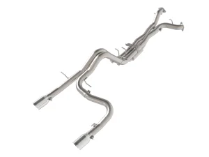 Ford Bronco Raptor Performance Exhaust - aFe - Cat Back, Vulcan Series 3in 304SS - Polished - `22-`26