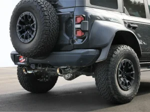 Ford Bronco Raptor Performance Exhaust - aFe - Cat Back, Vulcan Series 3in 304SS - Polished - `22-`26