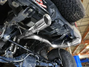 Ford Bronco Raptor Performance Exhaust - aFe - Cat Back, Vulcan Series 3in 304SS - Polished - `22-`26