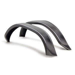 Ford Bronco Fender Flares - Rear - Anderson Composites - Everglades/ Heritage Style - Carbon Fiber - 2 Door