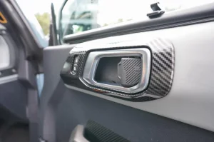 Ford Bronco Interior Door Handle Trim - Matte Carbon Fiber - 4 pcs Ford Bronco Interior Door Handle Trim - Matte Carbon Fiber - 4 pcs