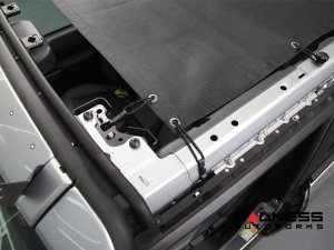 Ford Bronco Roof Sun Shade - Mesh - Black - 4-Door - w/ Buckles