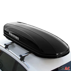 Roof Rack Cargo Box - 11 Cubic Feet - Dual Side Opening - Black