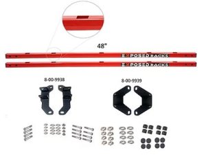 Ford Bronco Roof Rack - Exposed Racks - Red - 4-Door - Soft Top - `21-`27