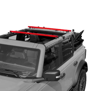 Ford Bronco Roof Rack - Exposed Racks - Red - 4-Door - Soft Top - `21-`27