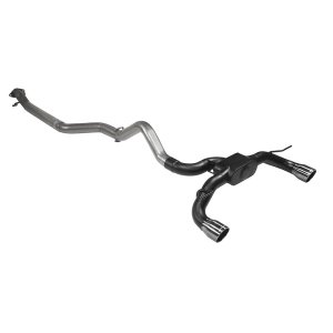 Ford Bronco Performance Exhaust - Cat Back - Dual Exit - Flowmaster - Outlaw - Black w/ Polished Tip - 4-Door